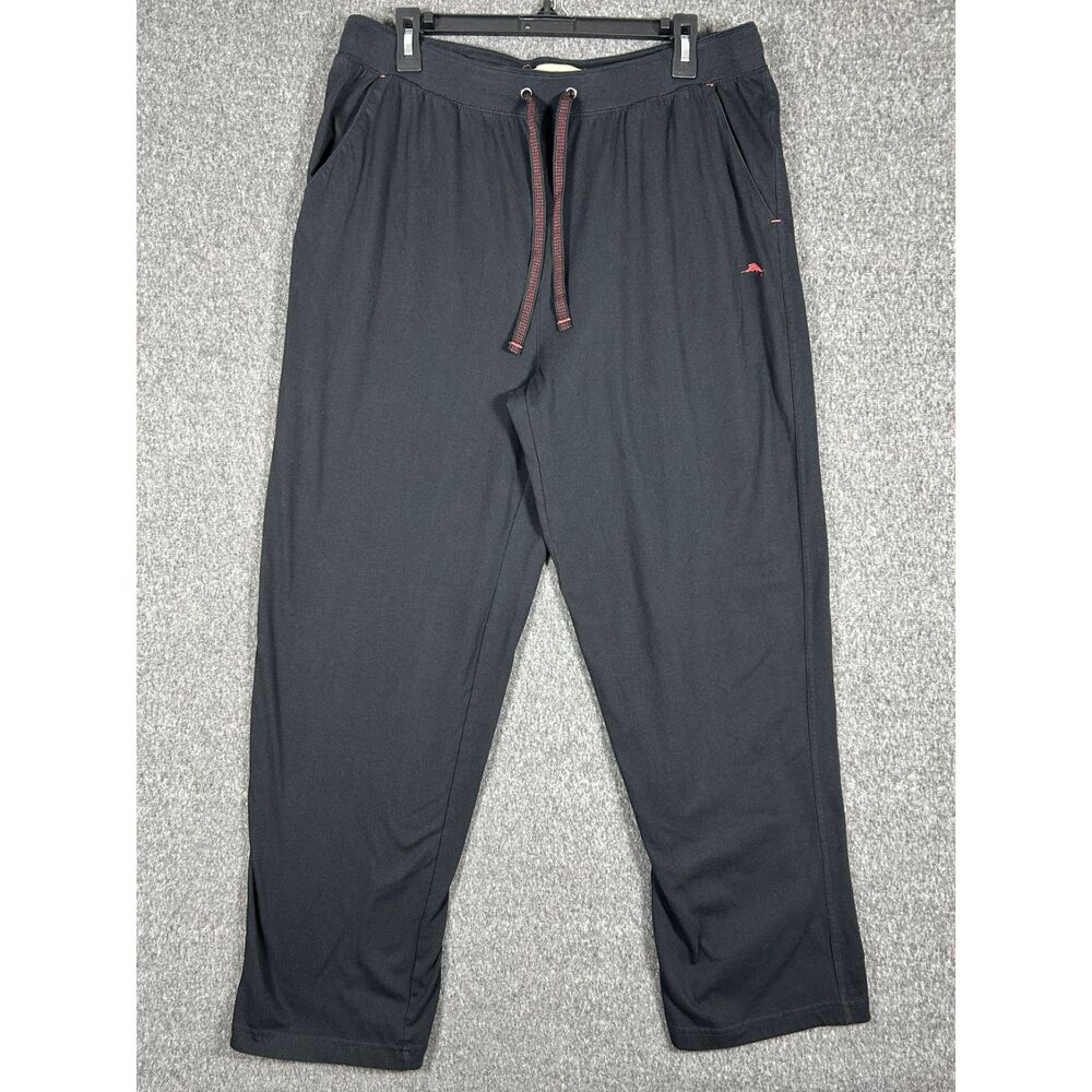 Tommy Bahama Men's Knit Drawstring Lounge Pants Size L Black